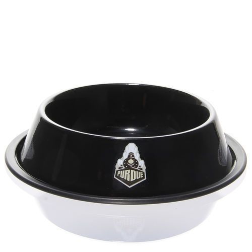 Purdue Boilermakers 24oz. Black Gloss Pet Bowl