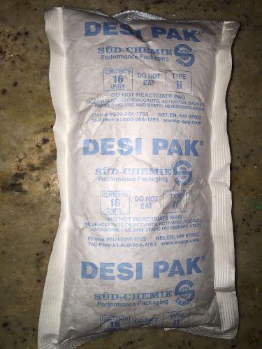 Desi Pak Dehumidification Desiccant Pak 16 Units Type II New/Old Stock