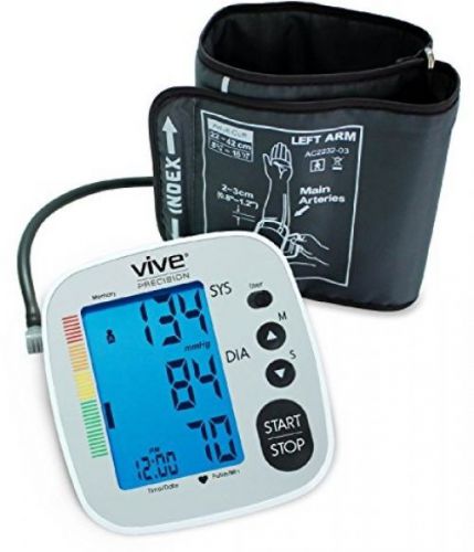 Blood Pressure Monitor By VIVE Precision - Best Automatic Digital Upper Arm - -