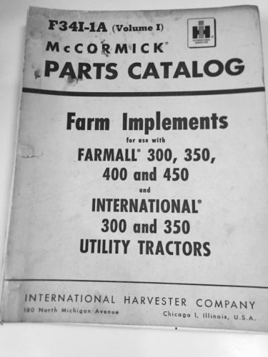McCormick Parts Catalog  F341-1A