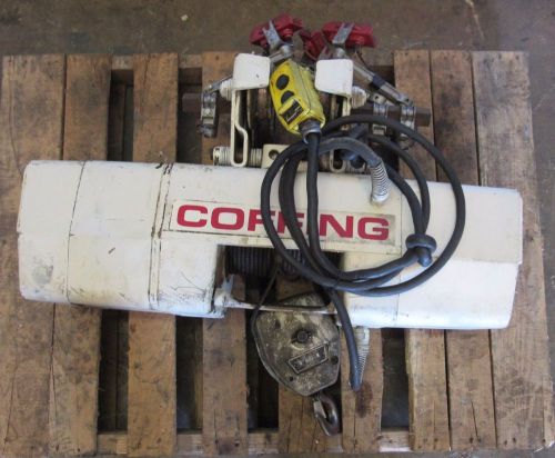 Duff-norton coffing 1 ton wire rope hoist for sale