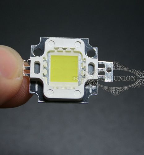 Pure White 10Watt High Power Beads LED Lamp Bulb SMD Chip 900-1000LM  2PCS
