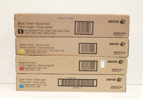 Xerox 006r01509 black, 006r01510 yellow, 006r01512 cyan workcentre 7525, oem for sale