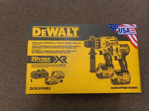 Brand New Dewalt DCK299M2 20 Volt Kit Hammerdrill Driver