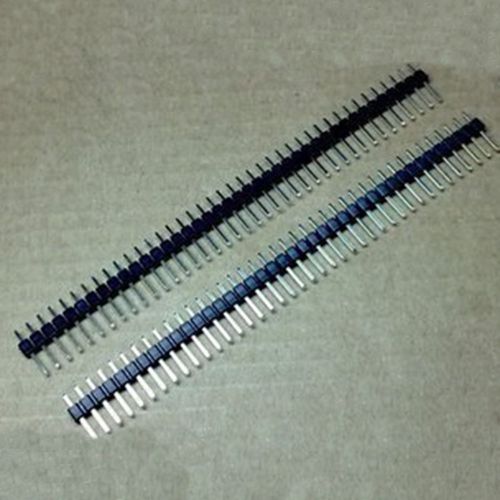 New 50pcs 1x40 Pins Pitch 2.54mm Single Row Male Pin Header length 15mm
