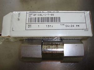 New parker 8f-c8l-1-t-ss 316ss 1/2&#034; check valve for sale