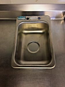 12&#034;w x 18&#034;d x 5&#034;h NSF Advance Heavy Duty Stainless Steel Sink