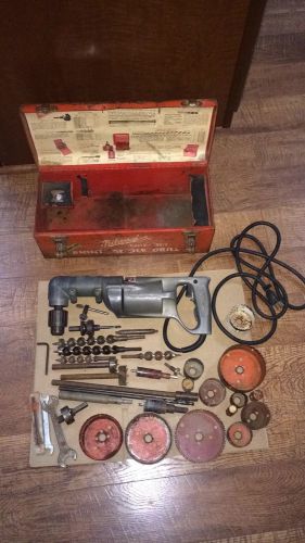 Milwalkee 1101-1 Heavy Duty Right Angle Drill With Lots Of Extras