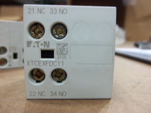 LOT OF 5 NEW EATON XTCEXFDC11   AUXILARY CONTACTS