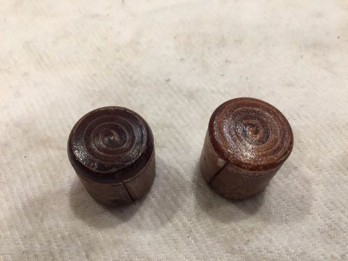 Garland Set Of 2 #1 Hammer Mallet Faces 1-1/4&#034; Part# 21001 Rawhide Made In USA