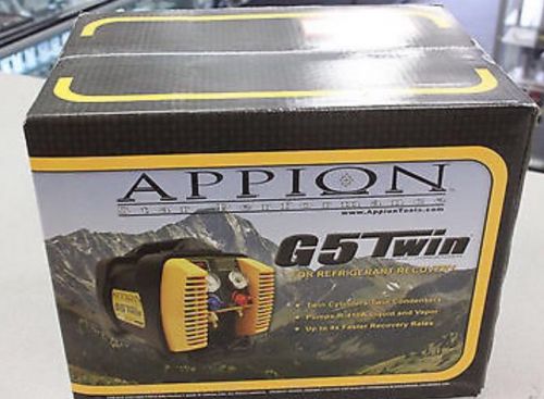 BRAND NEW Appion G5 Twin Refrigerant Recovery Unit NO RESERVE