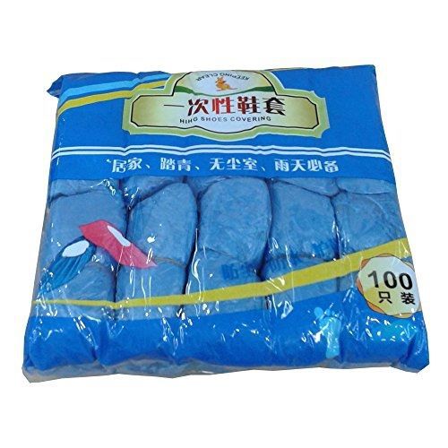 BDJK 100 Pcs Disposable Shoe Covers Carpet Cleaning Overshoes Protective