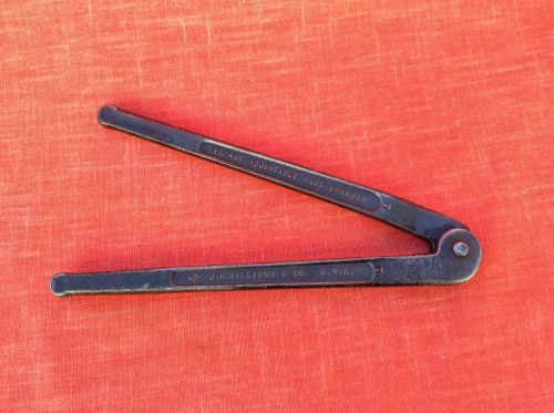 J. H. Williams &amp; Co. No. 483 3&#034; Max Adjustable Face Spanner Wrench 1/4&#034; Pin