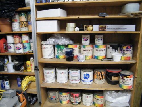 LARGE QUANITY OF SCREEN PRINTING INKS