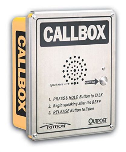 Ritron RQX-151-XT VHF Wireless Callbox, Outdoor Enclosure, 1 Channel, 1W, Narrow