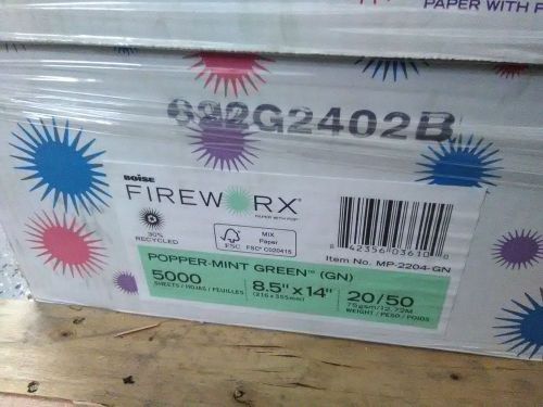 Boise Fireworx Popper-Mint Green 8.5x14 20/50lb 500sheets