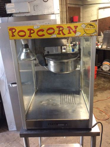 Commercial Star Popcorn Popper, Heavy Duty, 115v, 1790 Watts, A-1 Condition