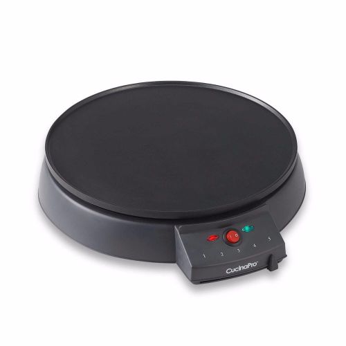 New 12 inch nonstick electric griddle and crepe maker pancakes brunch bacon cook for sale