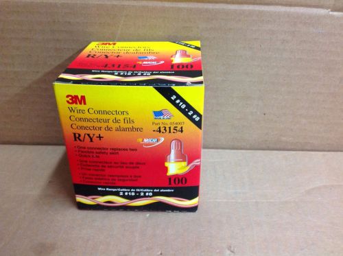 3M R/Y+BOX red/yellow spring connectors 100/box