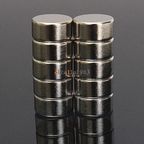 New 10PCS 10 x 5mm Strong Round Cylinder Rare Earth Neodymium Magnets Magnet N52