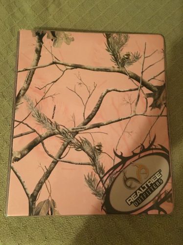 Realtree Outfitters Ap Pink Camo 3-ring 1&#034; Binder Notebook