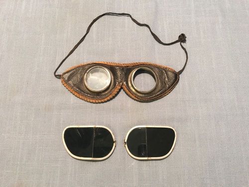 Vintage Welding / Motorcycle / Pilot Goggles / Lenses For PARTS Steampunk
