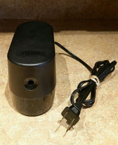 Boston Electric Pencil Sharpener Model #24, 296A, Made in USA, Black - Used Good