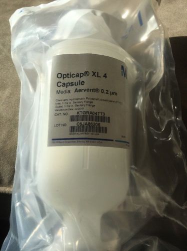 Millipore 0.22µm durapore ptfe opticap xl4 capsule, 1 1/2&#034; sanitary flange for sale