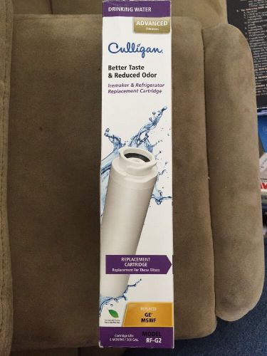 Brand New Culligan Replacement Cartridge RF-G2 Advanced Filtration