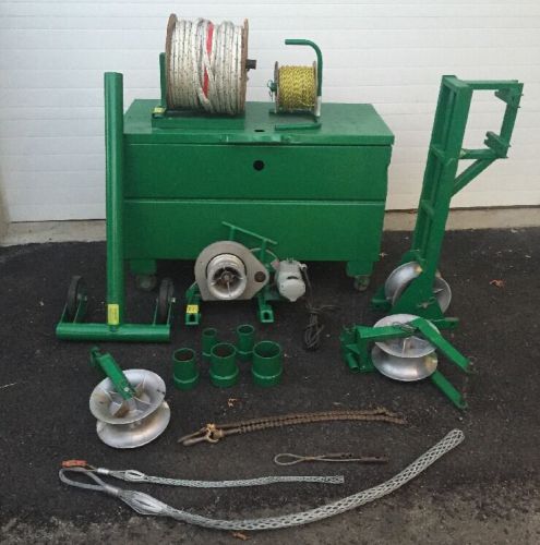 Greenlee 640 Cable Wire Pulling System Tugger Puller 686 642 670 **SUPER CLEAN**