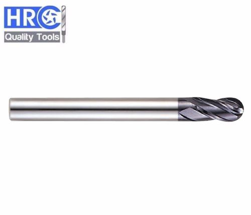 R1.5mm Solid Carbide Ball Nose End Mill 4 Flutes TiAlN 55HRC R1.5x3x6x50