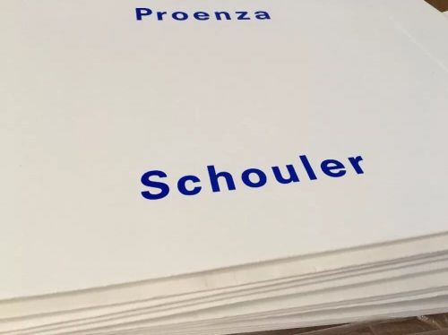 Proenza Schouler LOT OF 9 WHITE GIFT BOXES, NEW FOR DISPLAY USE, 14x12x5