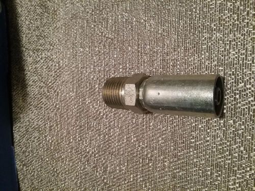 Eaton weatherhead 06u-108 hydraulic fitting 3/8 hose x 1/2 pipe for sale
