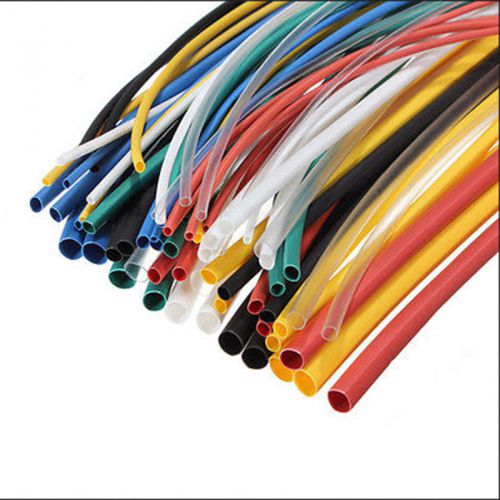 5Size 70pcs Assortment 2:1 Heat Shrink Tubing Tube Sleeving Wrap Wire Cable Kit