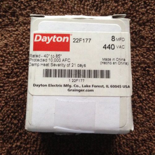 Dayton 22f177 440 vac capacitor for sale