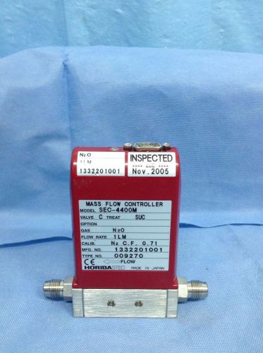 Horibastec  sec-4400m mass flow controller, gas n2o, flow rate 1lm for sale