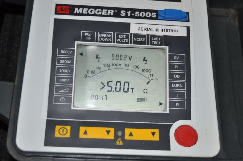 Megger S1-5005 5KV insulation tester megohmmeter