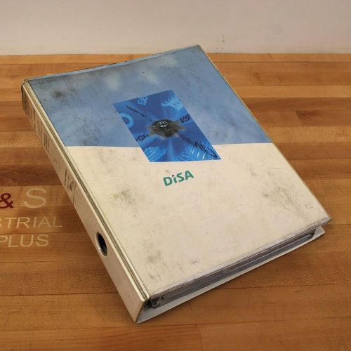 DISA DS 1-438A/D ID No. 010280 Manipulator Blast Machine Operating Manual - USED