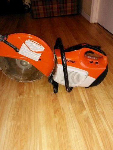 Stihl TS 420 concrete saw W 14&#034; diamond blade- mint condition