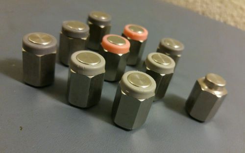 10 rectorseal gas guard keyless r22/r410 locking refrigerant caps 1/4&#034; 86610 for sale