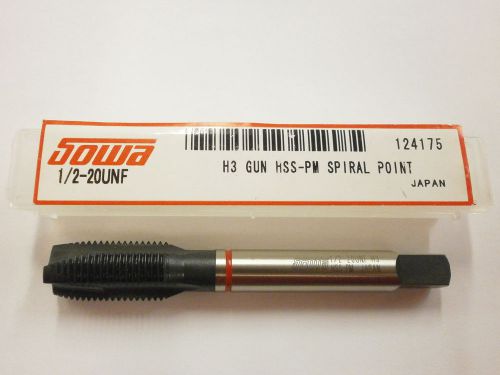 Sowa Tool 1/2-20 H3 Spiral Point Red Ring Tap CNC Style 48 HRC HSS 124-175 ST13