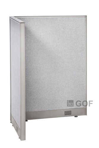 Gof l-shaped freestanding partition 30dx36wx48h / office,room divider 2.5&#039; x 3&#039; for sale