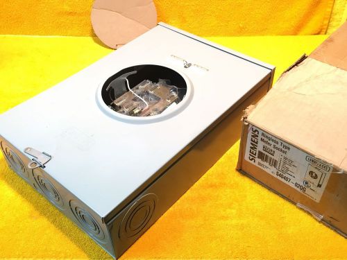***NEW*** SIEMENS HQ-7U 200 AMP CONTINUOUS 600 VOLT 7 JAW 3-PHASE METER SOCKET