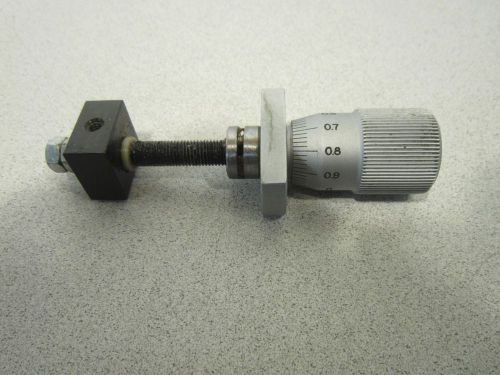 Micrometer Head, Goes From: 0-.9 mm, **Priced to Move!**