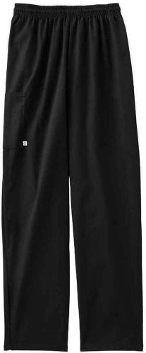 White Swan Five Star Chef Apparel Unisex Cotton Pull-On Baggy Pant 34&#034; Inseam...