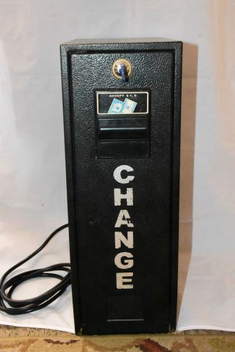 USED ICT Fortune VM010 VM-010 $1 &amp; $5 Dollar Bill Changer Tube Load $120 Change