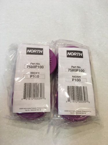 North Honeywell 7580 P100 Replacement Cartridges Filters 2 Pair Free Ship!