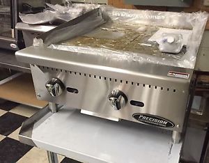 NEW 24&#034; FLAT GRIDDLE GRILL COMMERCIAL RESTAURANT HEAVY DUTY NAT OR LP GAS