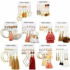 bisuteria al por mayor mayoreo joyeria aretes accesorios para mujer 63 Pares