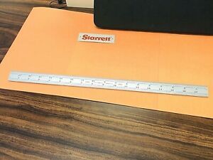 STARRETT No.CB18-4R  18&#034; Satin Chrome Blade Only For Combination Squares. &#034;USA&#034;